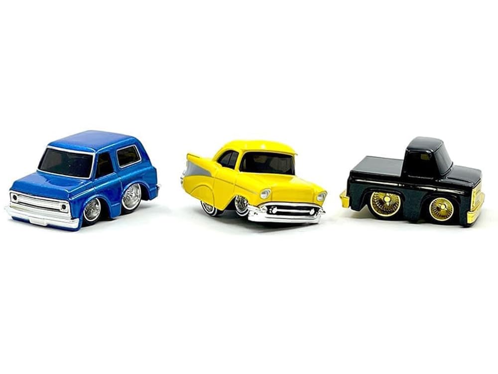 CarTuned「Lowriders」シリーズ1シボレートリプルパックセット Amazon | Lowriders Series 2 シボレー トリプルパック 3台セット ダイ